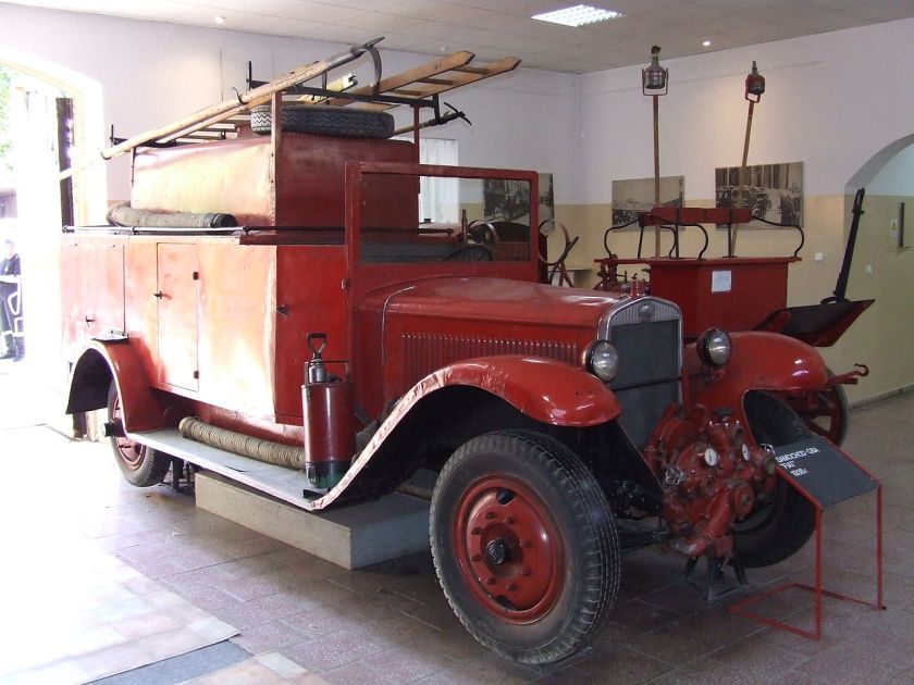 1936 Polski Fiat 621 L z r, Muzeum Pożarnictwa w Warszawie