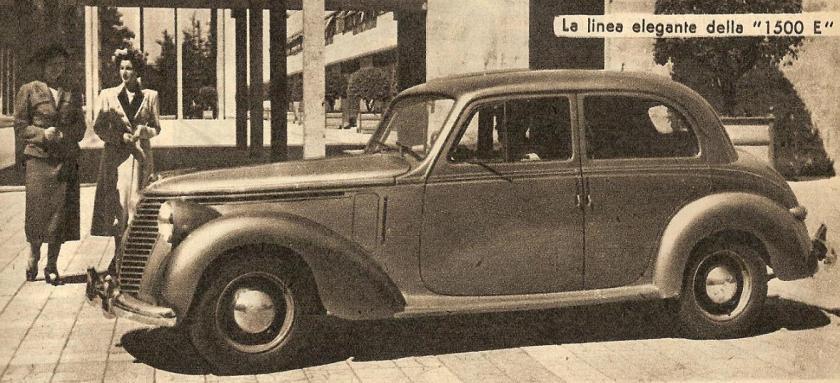 1949-50 Fiat 1500 E berlina