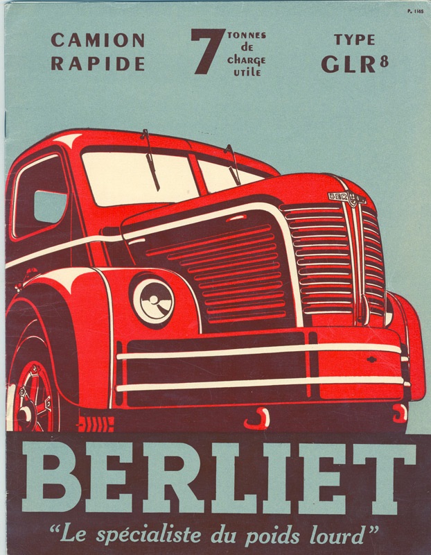 1949 BERLIET~1 Camion Rapide 7 tonnes
