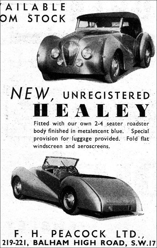 1949 healey march ad