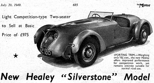 1949 healey Silverstone