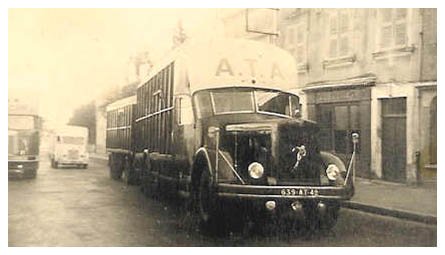1950 BERLIET GDM 10 W des Transports A.T.A