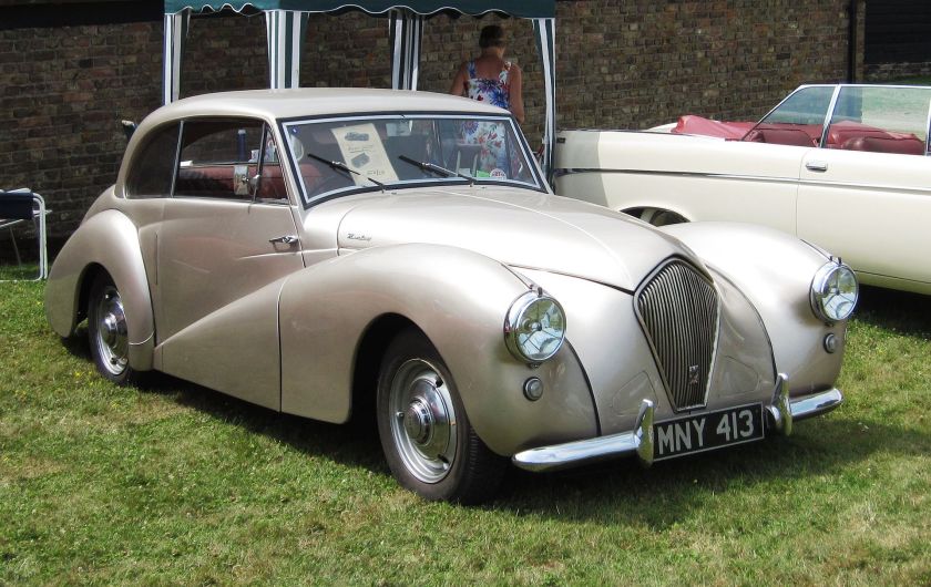 1953 Healey with Tickford 4-seater body registered 2443cc