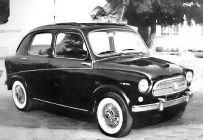 1958 fiat 600 berlineta de pininfarina.