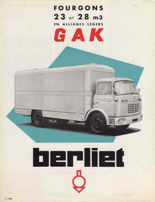 1961 Berliet GAK Ad