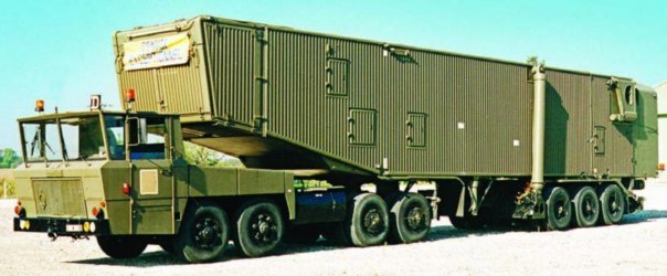 1968 Berliet ТF (8x8) tractor allotted to missile transporter VTE
