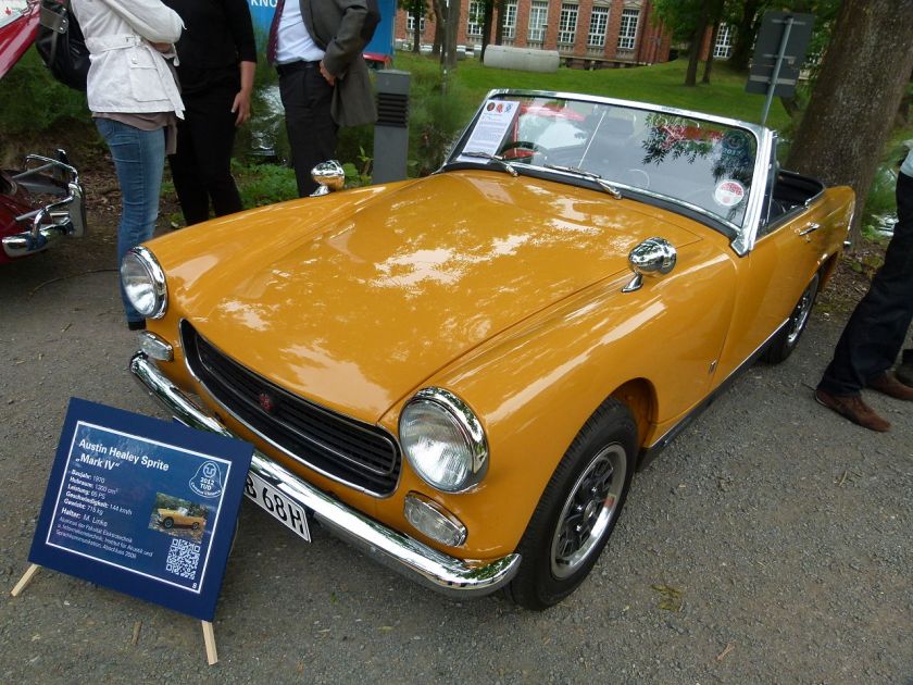 1970 Austin-Healey Sprite Mark IV with revised grille and cat-alloy wheels
