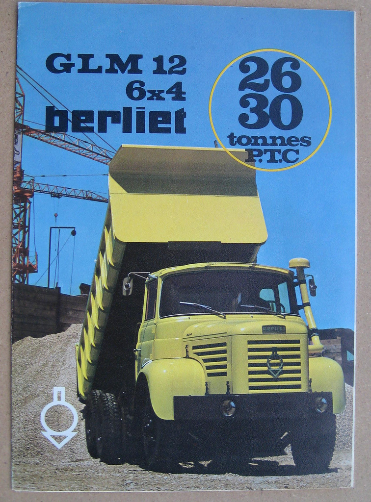 1970 Berliet 6x4 Ad