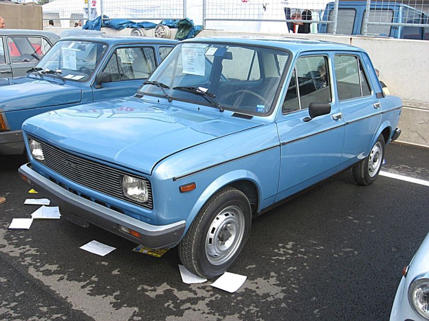 1976 Second series Fiat 128 with new rectangular headlights