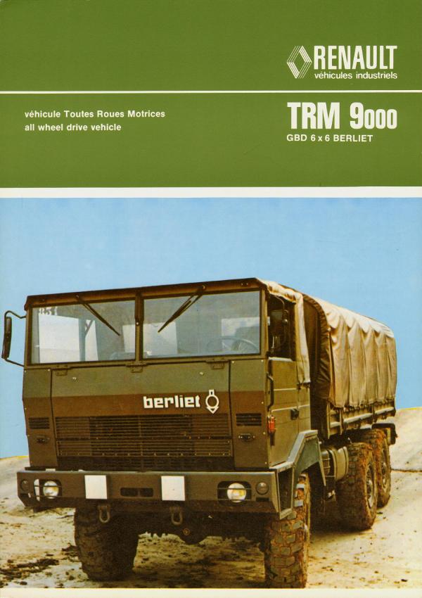 1978 Berliet TRM 9000 type GBD 6x6
