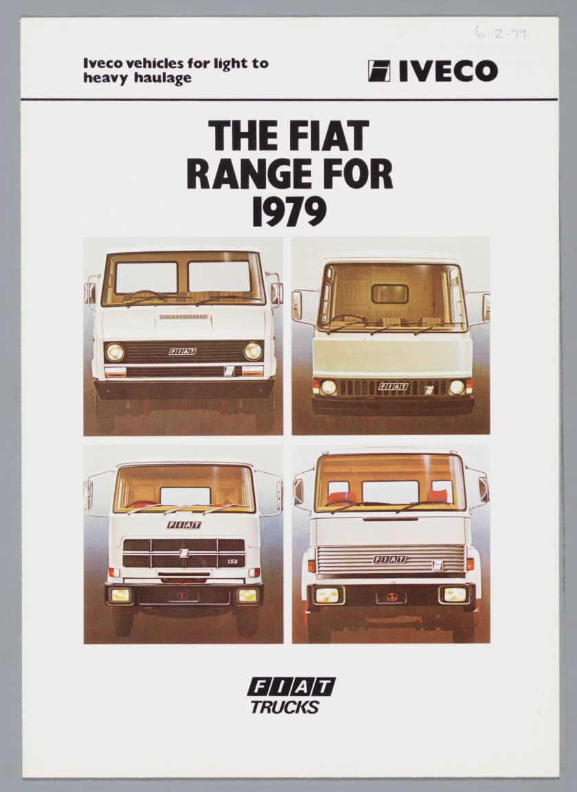 1979 FIAT Bedrijfswagens Brochure