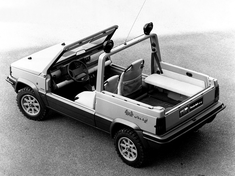 1980 Fiat Panda 4x4 Strip (153)  ItalDesign