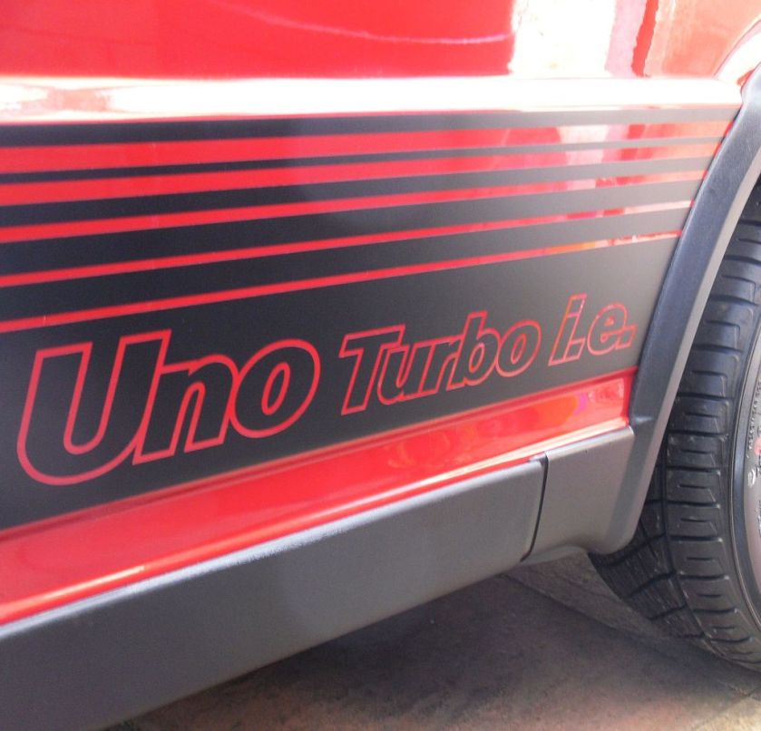 1988 Fiat Uno Turbo i.e. Body Graphics