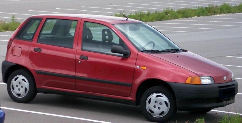 1993 Fiat Punto 55 rot