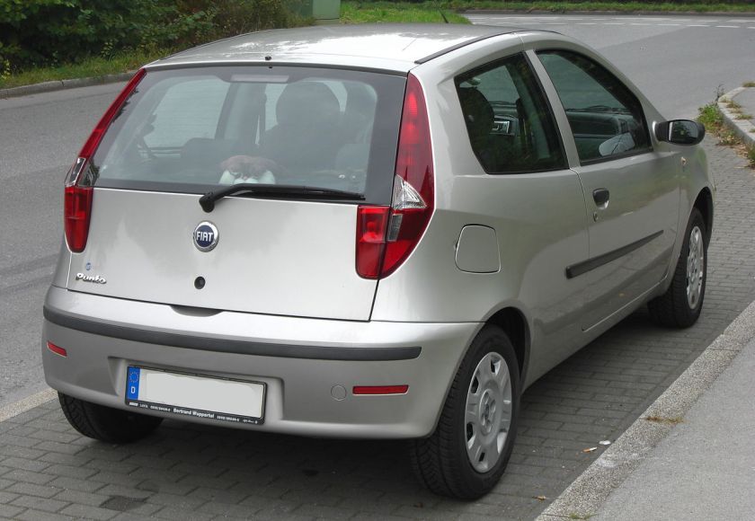 2003–2010 Fiat Punto II rear