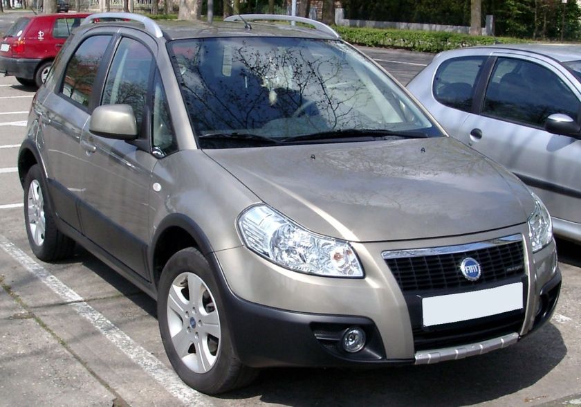 2008 Fiat Sedici front