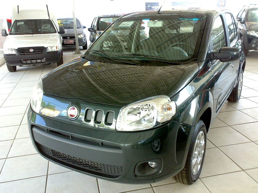 2010 Fiat Uno, specifically developed for Brazilian market