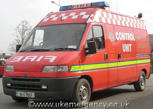 96-C-9657 is a Fiat control unit with Cork County Fire Service