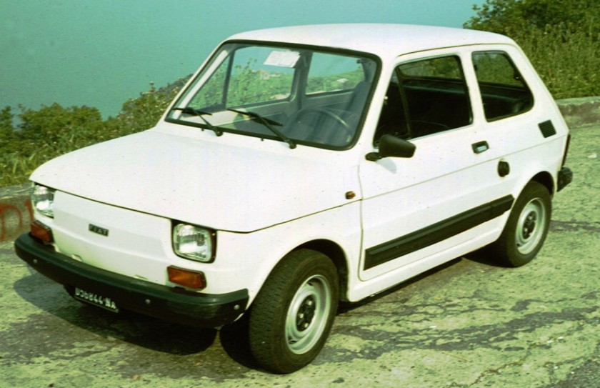 Fiat 126 Napoli post facelift Italy