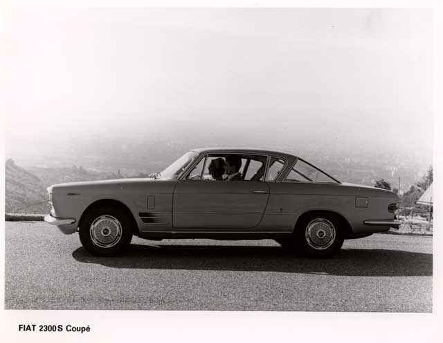 fiat 2300 coupe bw