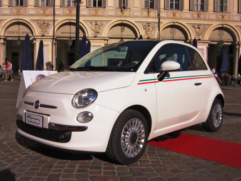 Fiat new 500 front