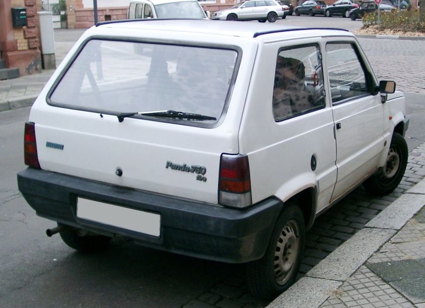 Fiat Panda rear original second facelift
