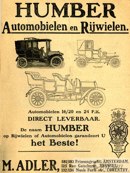 1906 humber adler