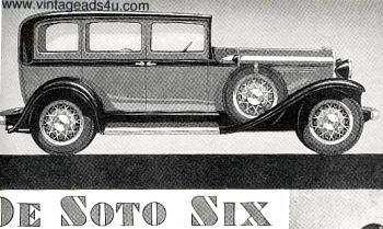 1931 de soto six sedan
