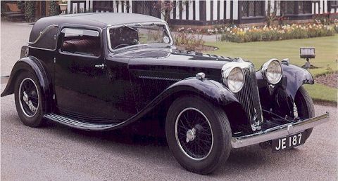 1932 Jaguar SS1 Fixed Head Coupe