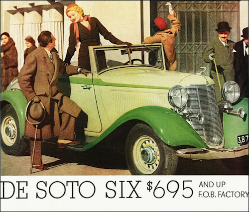 1933 De Soto Six Custom Convertible Coupe