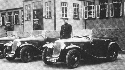 1934 hillman aero minx police