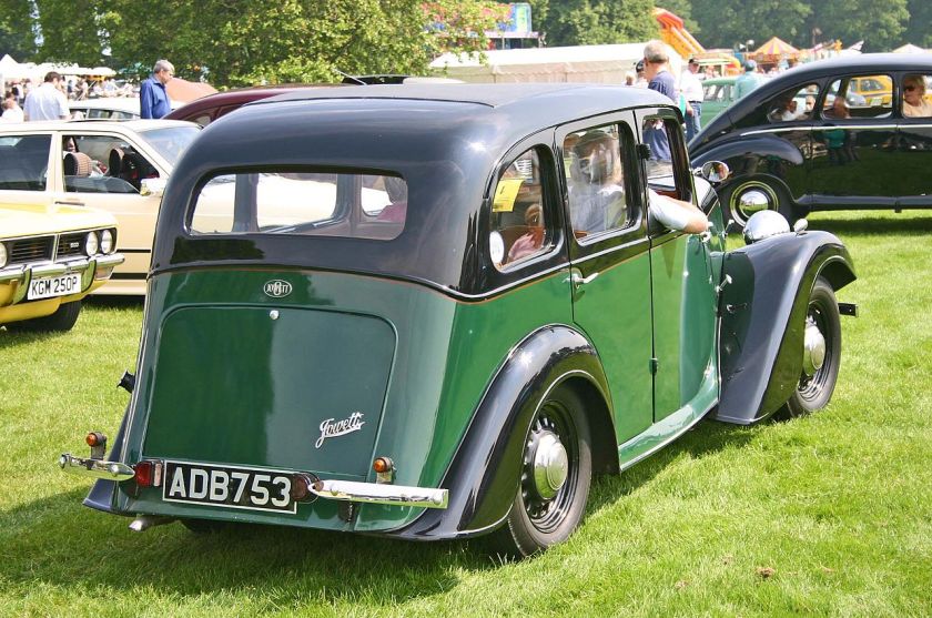1935 Jowett Eight rear