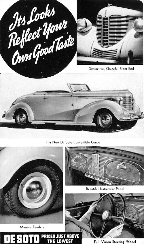 1938 De Soto Convertible Coupe