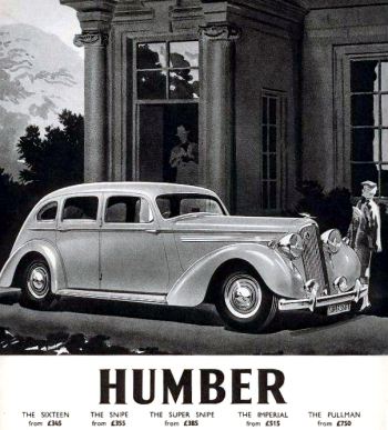 1939 humber super snipe