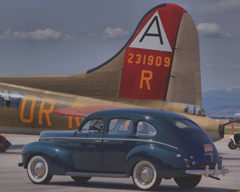 1939 Mercury and a B-17