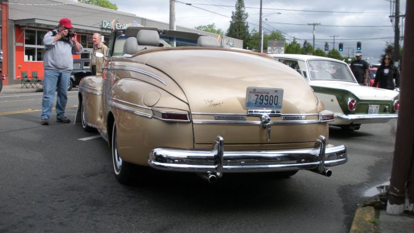 1948 Mercury Eight convertible rear