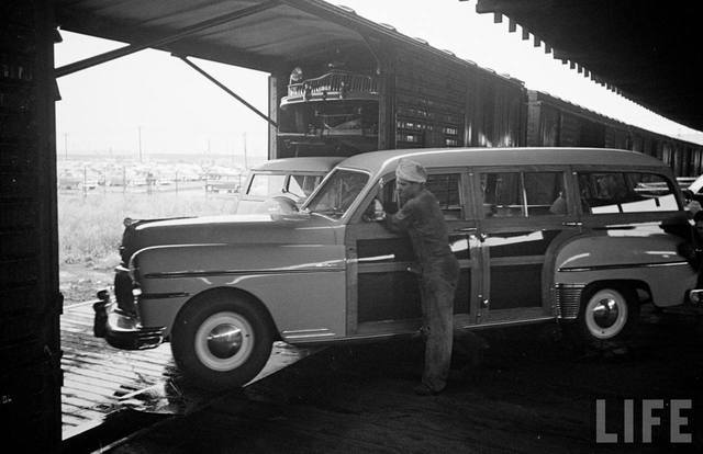 1949 DeSoto Custom woody station wagon