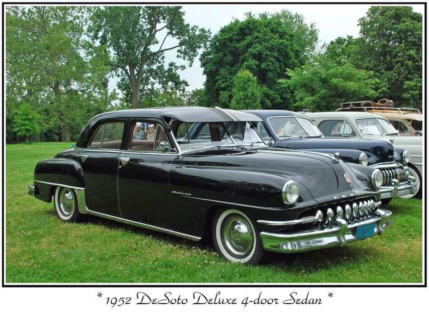 1952 DeSoto Deluxe at The 2009 Orphan Car Show at Riverside Park in Ypsilanti, Michigan.