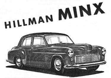 1952 hillman minx ad