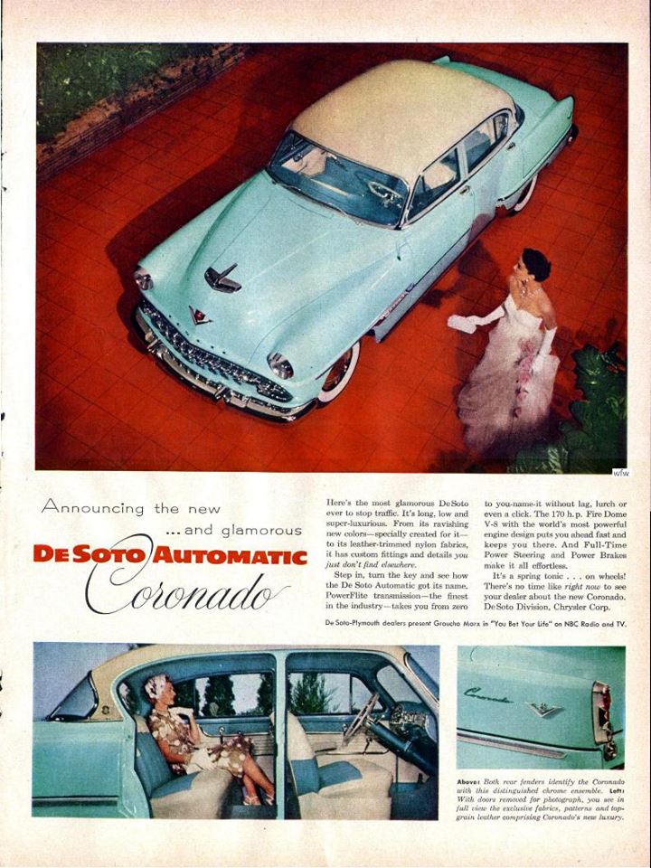 1954 De Soto Coronado Automatic Ad