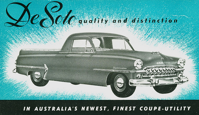 1954 De Soto Coupe Utility Australia