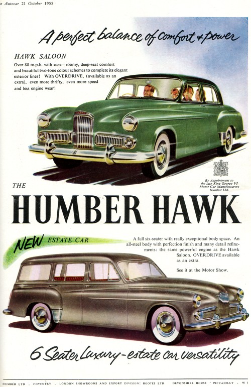 1956 humber hawk mk VI