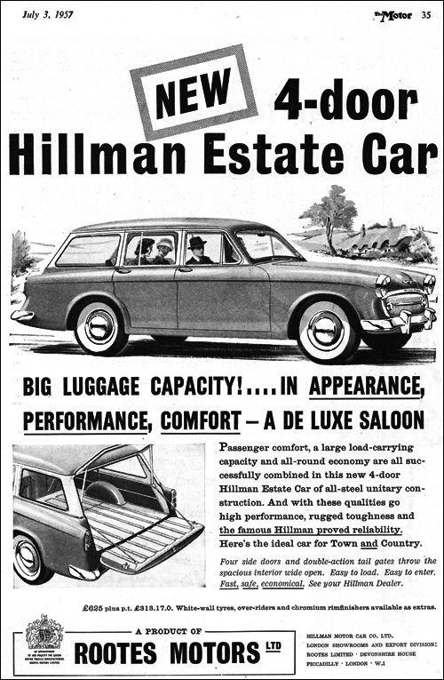 1957 hillman minx estate s1