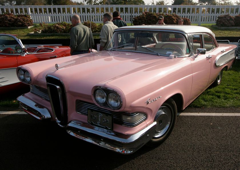 1958 Edsel Ranger 4-Door Sedan. The Ranger was produced by the former Mercury-Edsel-Lincoln Division of the Ford Motor Company for the 1958, 1959 and 1960 model years.