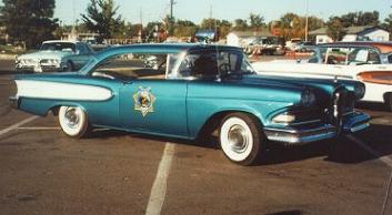 1959 Edsel Police car blue