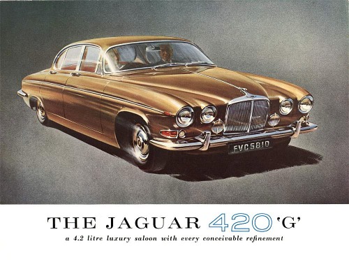 1966 jaguar 420g blue cf 3 l