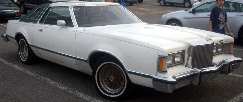 1977-79 Mercury Cougar white
