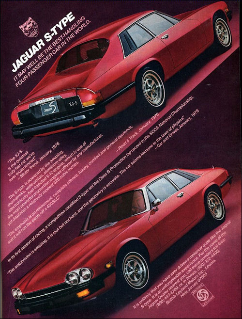 1977 jaguar xjs two red
