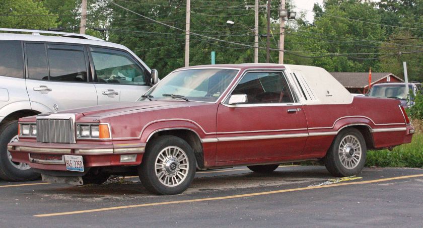 1980-82 Red Mercury Cougar Side