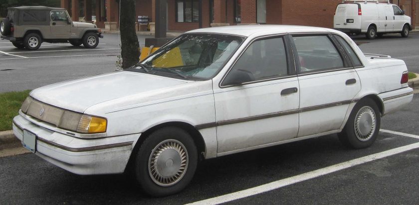 1992–94 Mercury Topaz GS sedan
